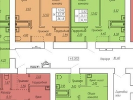 Продается 1-комнатная квартира Юрина ул, 36.18 м², 2500000 рублей