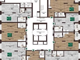 Продается 2-комнатная квартира ЖК Шервуд, (Нагорная 6-я, 15г/12), 56.4 м², 6481000 рублей