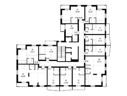 Продается 3-комнатная квартира ЖК Smart (Смарт), 63.7  м², 8790600 рублей