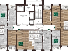 Продается 2-комнатная квартира ЖК Шервуд, (Нагорная 6-я, 15в корп 1), 64.1  м², 6700000 рублей