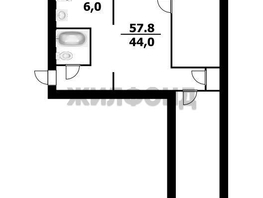 Продается 3-комнатная квартира Эмилии Алексеевой ул, 57.8  м&sup2;, 4800000 рублей