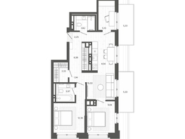 Продается 3-комнатная квартира ЖК Меланж, 79.31  м&sup2;, 13903000 рублей
