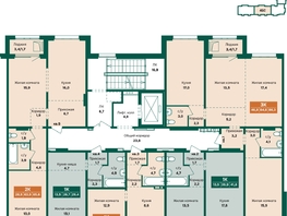 Продается 1-комнатная квартира ЖК Камчатка, корпус 6/3, 41.6  м&sup2;, 7033000 рублей