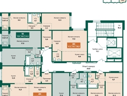 Продается 2-комнатная квартира ЖК Камчатка, корпус 6/3, 41.7  м&sup2;, 7040000 рублей