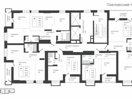 Продается 3-комнатная квартира ЖК Павлов, 69.6  м&sup2;, 11762400 рублей