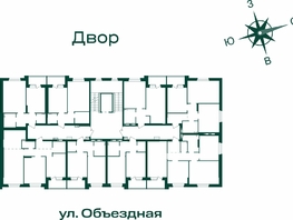 Продается 3-комнатная квартира ЖК Первогорье, корпус 5, 69.4  м&sup2;, 13810600 рублей