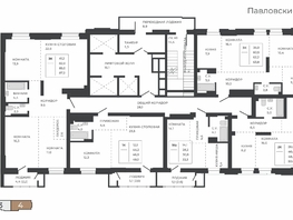 Продается 1-комнатная квартира ЖК Павлов, 46.8  м&sup2;, 9640800 рублей