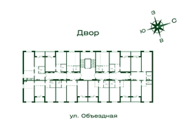 Продается 3-комнатная квартира ЖК Первогорье, корпус 6, 86.3  м&sup2;, 16397000 рублей