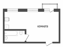1-комнатная квартира, 49 м², 1/9 этаж