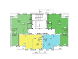 Продается 1-комнатная квартира ЖК Ёлки, дом 3, 44.22  м&sup2;, 8269140 рублей