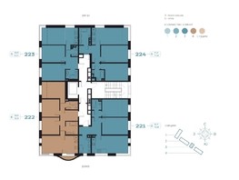Продается 3-комнатная квартира ЖК RIVERANG (РиверАнг), 73.39  м², 14765261 рублей