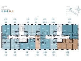 Продается 1-комнатная квартира ЖК RIVERANG (РиверАнг), 29.11  м², 7677180 рублей