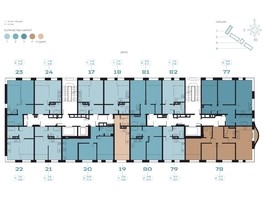 Продается 2-комнатная квартира ЖК RIVERANG (РиверАнг), 42.35  м², 9514902 рублей