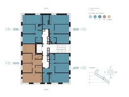 Продается 3-комнатная квартира ЖК RIVERANG (РиверАнг), 73.39  м², 15018163 рублей