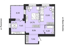 Продается 3-комнатная квартира ЖК Источник, дом 1, 64.44  м², 9332781 рублей