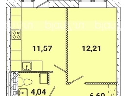 Продается 1-комнатная квартира ЖК Лето, дом 3, 35.2  м², 4658790 рублей