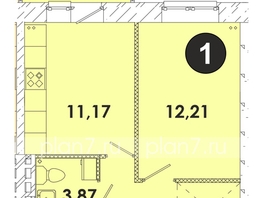 Продается 1-комнатная квартира ЖК Лето, дом 2, 37.7  м², 4655950 рублей