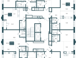 Продается 1-комнатная квартира ЖК Бродский, 1-я очередь, 47.51  м², 11981135 рублей