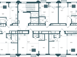 Продается 3-комнатная квартира ЖК Бродский, 1-я очередь, 84.51  м², 16664646 рублей