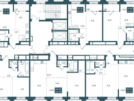 Продается 3-комнатная квартира ЖК Бродский, 1-я очередь, 84.51  м², 17171706 рублей