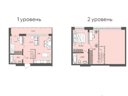 Продается 2-комнатная квартира ЖК Автограф, 78.42  м², 13509569 рублей