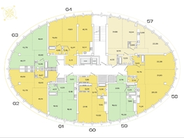 Продается 2-комнатная квартира ЖК Звезды, дом 2, 63.82 м², 17534000 рублей