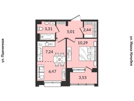 Продается 1-комнатная квартира ЖК Источник, дом 5, 38.29  м², 6578605 рублей