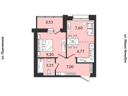 Продается 1-комнатная квартира ЖК Источник, дом 5, 37.35  м², 6469394 рублей