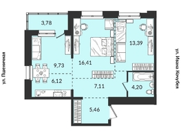 Продается 2-комнатная квартира ЖК Источник, дом 5, 66.2  м², 8354440 рублей