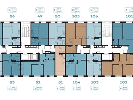 Продается 2-комнатная квартира ЖК RIVERANG (РиверАнг), 42.35 м², 10265544 рублей