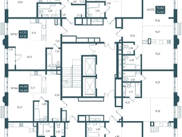 Продается 2-комнатная квартира ЖК Бродский, 1-я очередь, 61.38  м², 14644640 рублей