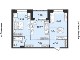 Продается 3-комнатная квартира ЖК Источник, дом 1, 59.93  м², 7805599 рублей