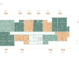 Продается 1-комнатная квартира ЖК Фамилия, дом 1, 41.33  м², 7312519 рублей