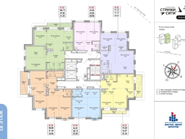 Продается 2-комнатная квартира ЖК Стрижи Сити, блок-секции 6,7, 44.06  м², 10486280 рублей