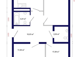 Продается 3-комнатная квартира ЖК Юго-Западный, дом 17, 91.97  м², 10838000 рублей