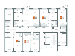 Продается 3-комнатная квартира ЖК Автор, дом 1, 59.49  м², 9558100 рублей