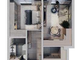Продается 2-комнатная квартира ЖК Стрижи Сити, блок-секции 6,7, 45.52 м², 10697200 рублей