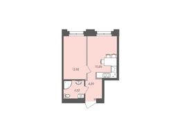 Продается 1-комнатная квартира ЖК Автограф, 36.83 м², 7290771 рублей