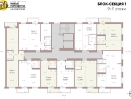 Продается 1-комнатная квартира ЖК Новые горизонты на Советской, д 1, 42.89 м², 7300000 рублей