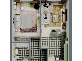 Продается 2-комнатная квартира ЖК Квартал Стрижи, 3 очередь, дом 2, 45.2 м², 10396000 рублей