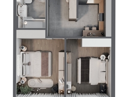 Продается 2-комнатная квартира ЖК Квартал Стрижи, 3 очередь, дом 2, 42.2  м², 7596000 рублей