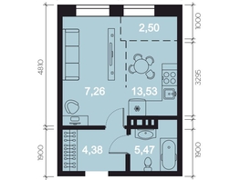 Продается 1-комнатная квартира ЖК RIVERANG (РиверАнг), 32.8 м², 8533317 рублей
