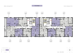 Продается 1-комнатная квартира ЖК Zenith (Зенит), 3 этап, 43.15 м², 6731400 рублей