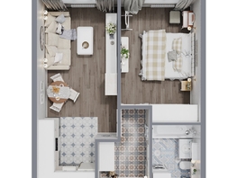 Продается 2-комнатная квартира ЖК Квартал Стрижи, 3 очередь, дом 1, 45.4 м², 7945000 рублей