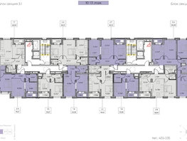 Продается 2-комнатная квартира ЖК Zenith (Зенит), 3 этап, 60.12 м², 8476920 рублей