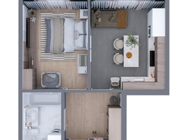 Продается 1-комнатная квартира ЖК Стрижи Сити, блок-секции 8,9, 40 м², 8400000 рублей