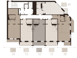 Продается 1-комнатная квартира ЖК Суворов, 51.09  м², 8290000 рублей