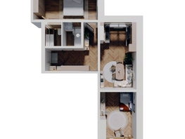 Продается 2-комнатная квартира ЖК Стрижи Сити, блок-секции 6,7, 65.2 м², 11214400 рублей