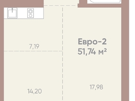 Продается 1-комнатная квартира ЖК Новые горизонты на Советской, д 1, 51.74  м², 8200000 рублей