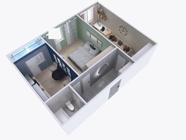 Продается 2-комнатная квартира ЖК Юго-Западный, дом 17, 57.84  м², 7835660 рублей